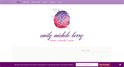Desktop Screenshot of emilymicheleberry.com