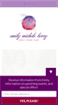 Mobile Screenshot of emilymicheleberry.com