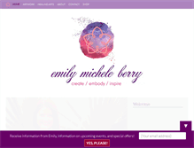 Tablet Screenshot of emilymicheleberry.com